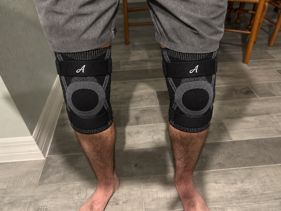 Digitally edited Avena knee brace illustration 3