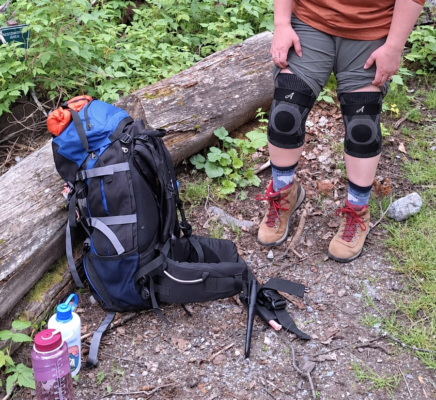 Digitally edited Avena knee brace illustration 7